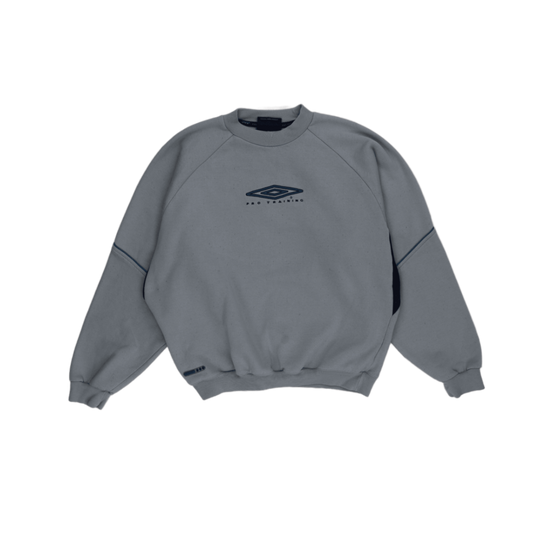 Umbro Vintage Grey Crew Neck Sweatshirt Men Size Medium Cotton Blend