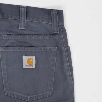 Carhartt Rockin Pant Charcoal Grey 31W 32L Cotton Straight Fit Trousers for Men
