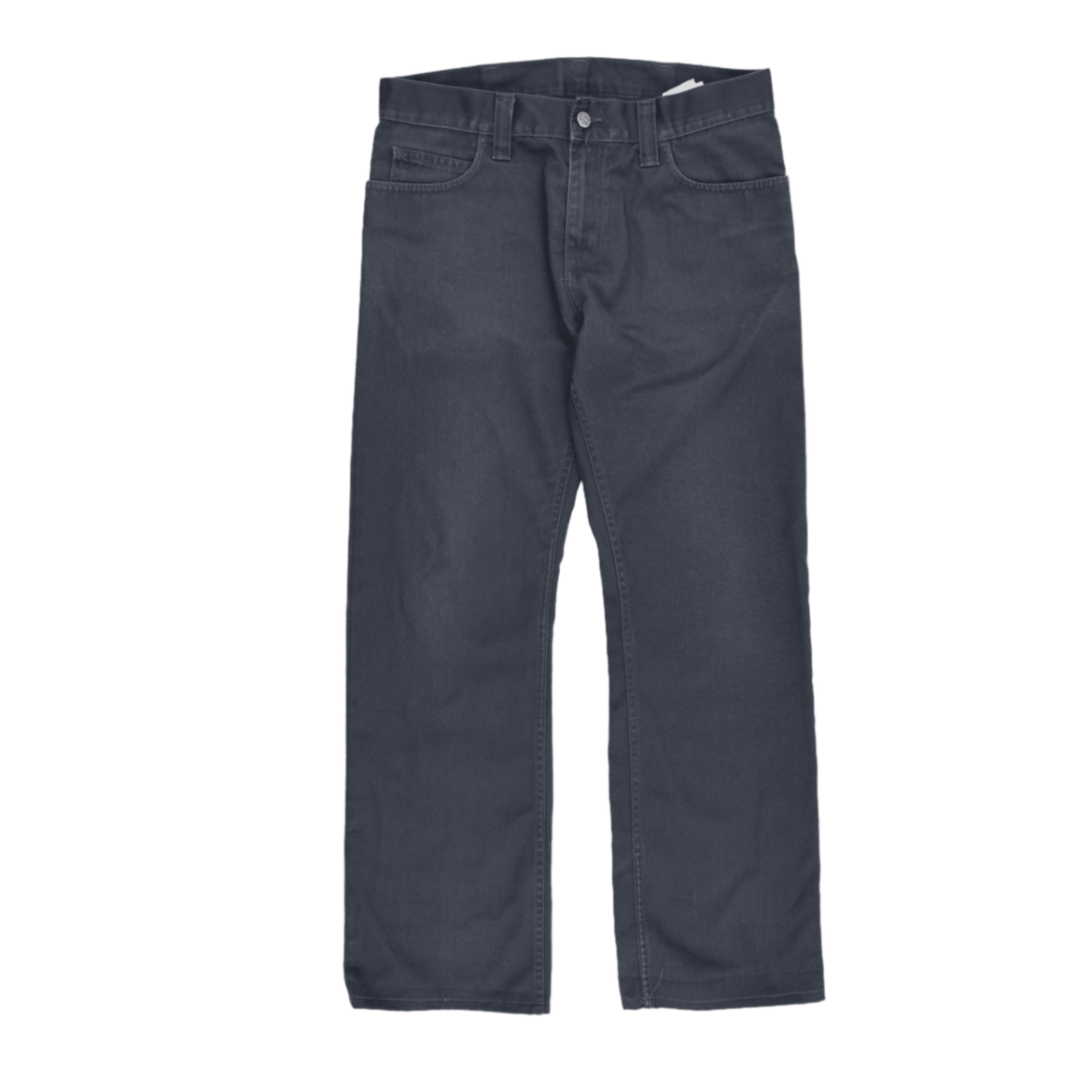 Carhartt Rockin Pant Charcoal Grey 31W 32L Cotton Straight Fit Trousers for Men