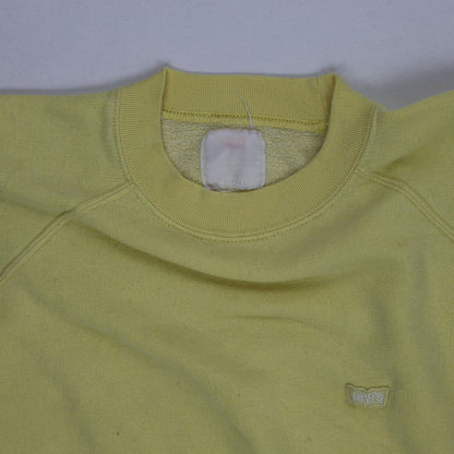 Levi's Olive Green Cotton Crew Neck Sweatshirt Men's Medium Vintage