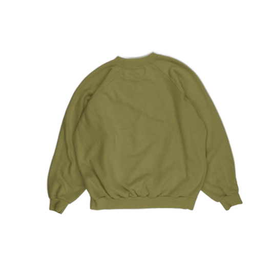 Levi's Olive Green Cotton Crew Neck Sweatshirt Men's Medium Vintage