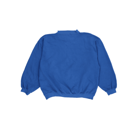 NAF NAF Vintage Blue Crewneck Sweatshirt Unisex Size T1 Small Cotton Blend