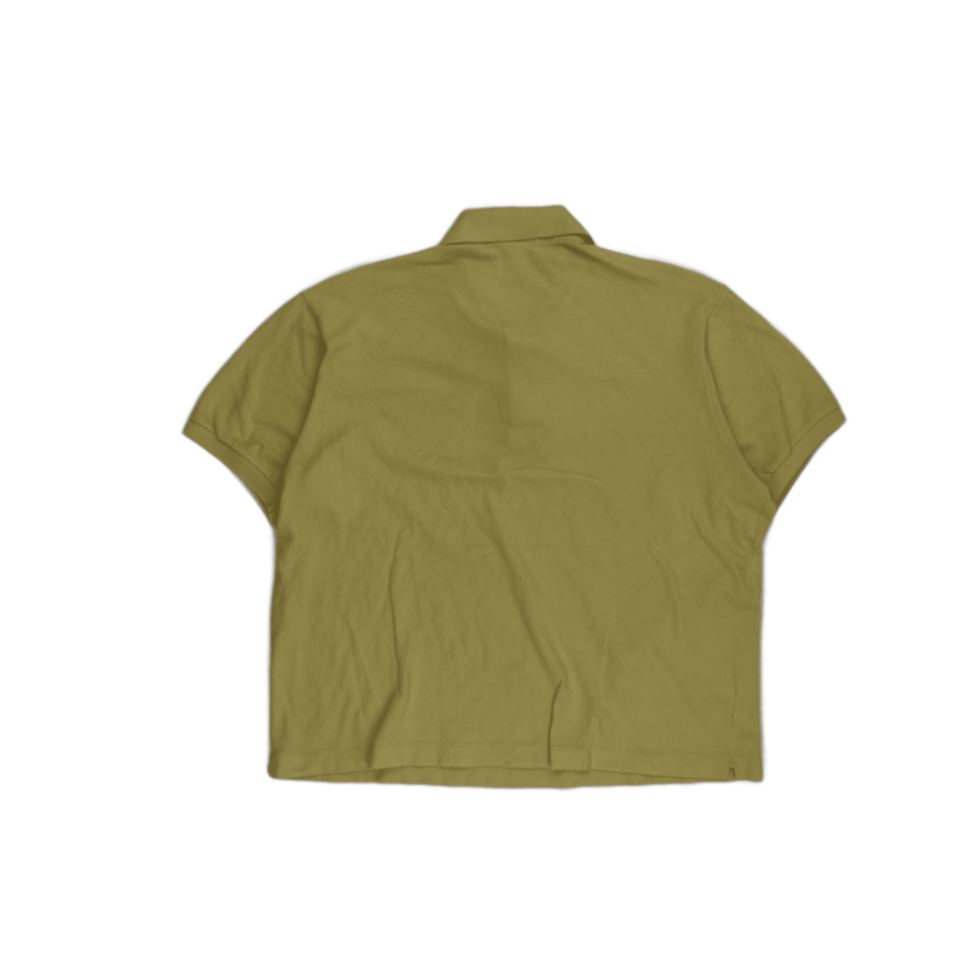 Lacoste Classic Yellow Cotton Polo Shirt Size 7 Large