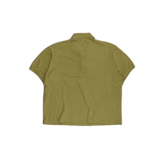 Lacoste Classic Yellow Cotton Polo Shirt Size 7 Large