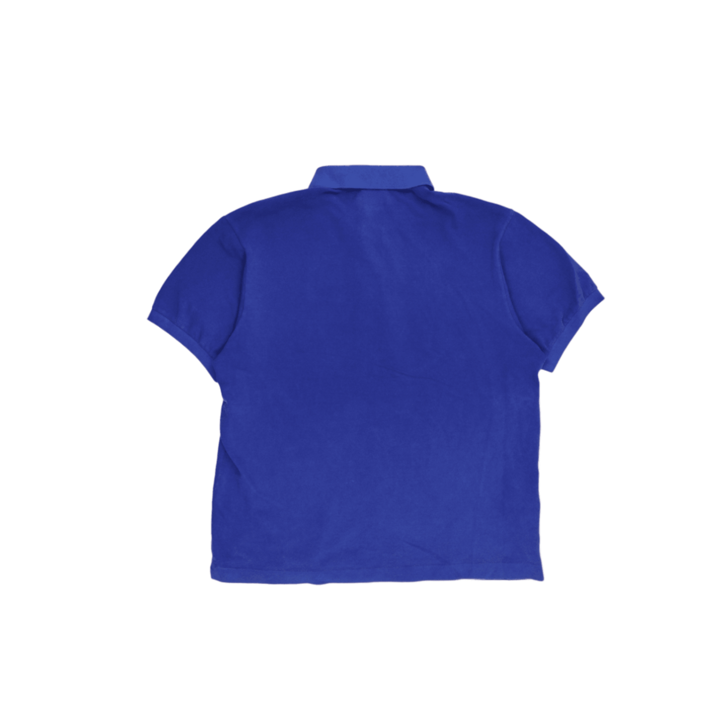 Lacoste Classic Blue Cotton Polo Shirt Size 5 Large Mens Casual