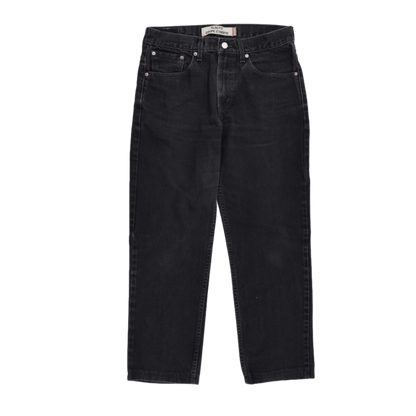 Levi's 516 Slim Fit Black Jeans 33x32 100% Cotton Men's Trousers