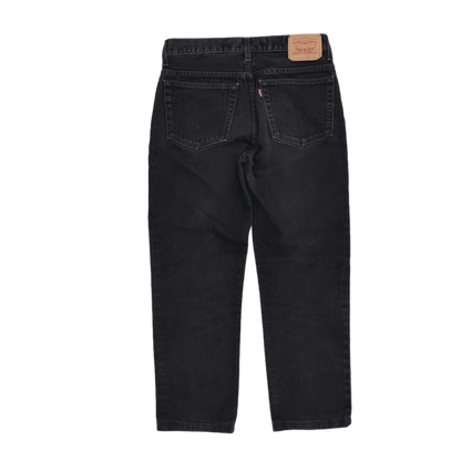 Levi's 516 Slim Fit Black Jeans 33x32 100% Cotton Men's Trousers