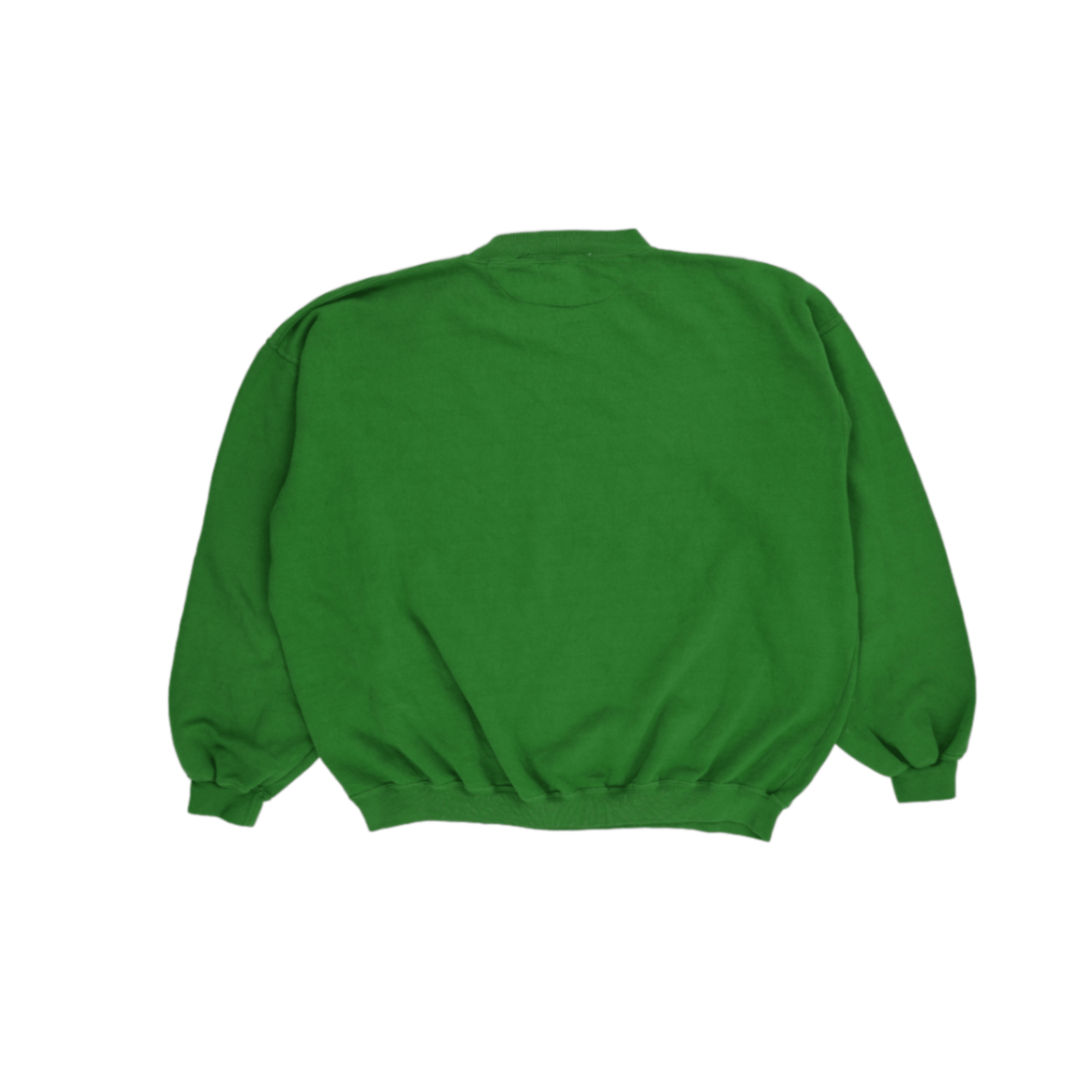 Naf Naf Vintage Green Crewneck Sweatshirt Unisex Large Cotton 90s Style