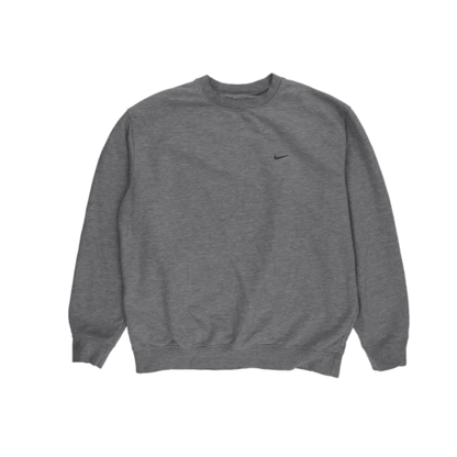 Nike Grey Crew Neck Sweatshirt XL Cotton Blend Mens Activewear