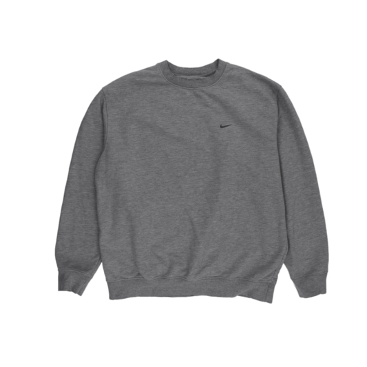 Nike Grey Crew Neck Sweatshirt XL Cotton Blend Mens Activewear
