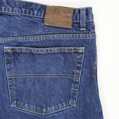 Ralph Lauren Vintage Classic Fit Jeans Blue W36 L32 100 Percent Cotton