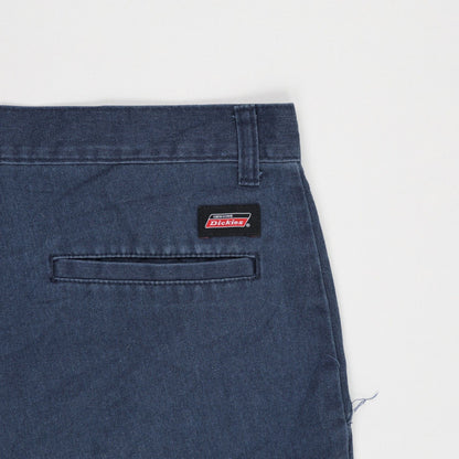 Dickies Navy Blue Chino Shorts 36 Inseam Cotton Relaxed Fit Size 36