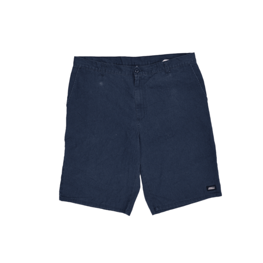 Dickies Navy Blue Chino Shorts 36 Inseam Cotton Relaxed Fit Size 36