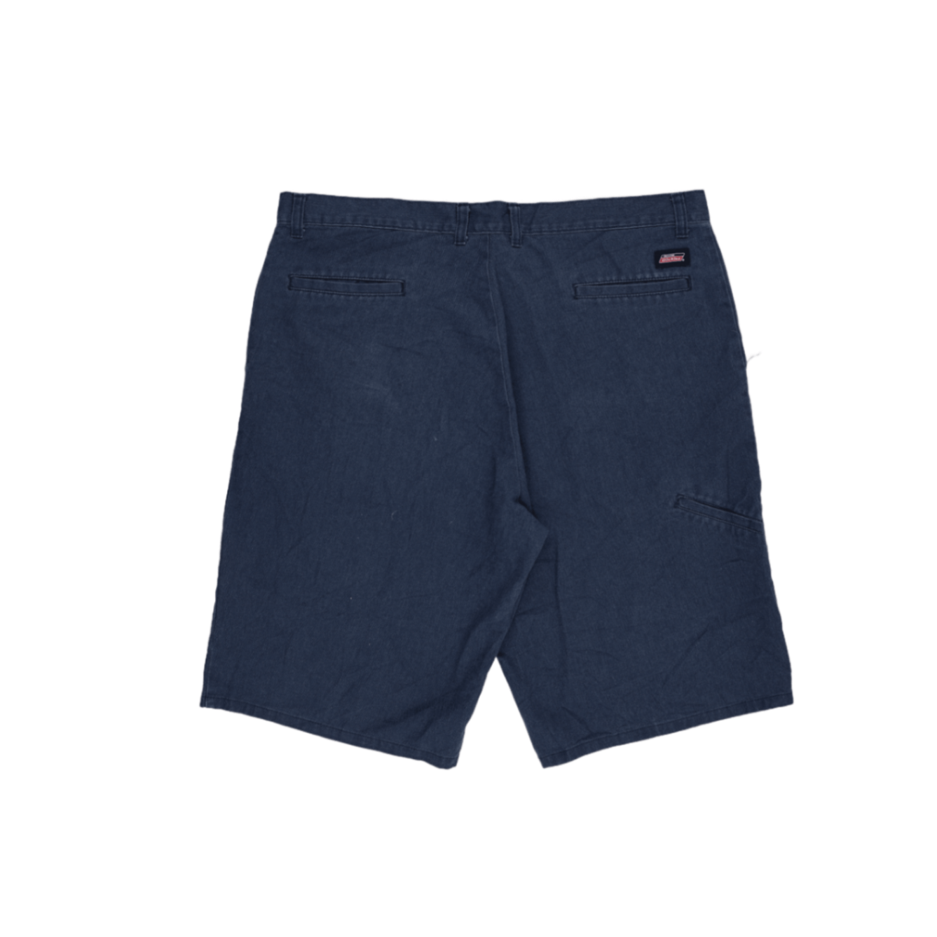 Dickies Navy Blue Chino Shorts 36 Inseam Cotton Relaxed Fit Size 36