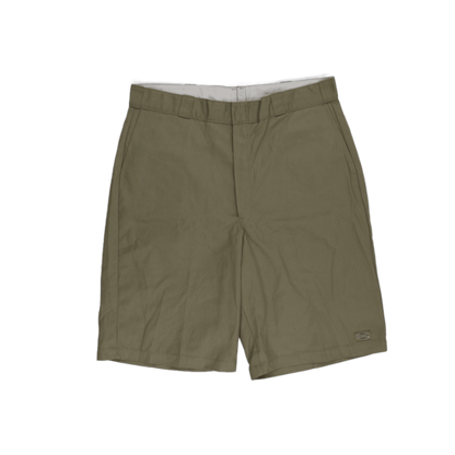 Dickies Men's Khaki Classic Work Shorts Size 40 65% Polyester 35% Cotton 9 Inch Inseam