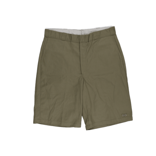 Dickies Men's Khaki Classic Work Shorts Size 40 65% Polyester 35% Cotton 9 Inch Inseam