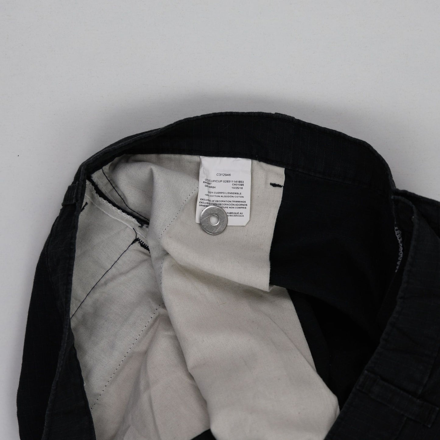 Dickies Black Workwear Shorts 36 Inch Waist 12 Inch Inseam 100 Percent Cotton Mens Clothing
