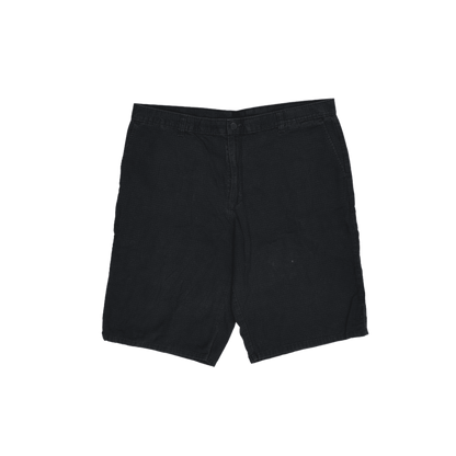 Dickies Black Workwear Shorts 36 Inch Waist 12 Inch Inseam 100 Percent Cotton Mens Clothing