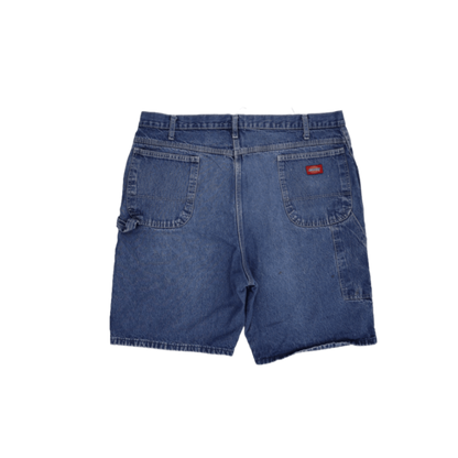 Dickies Vintage Blue Denim Work Shorts 36 Inseam 36 Waist Cotton