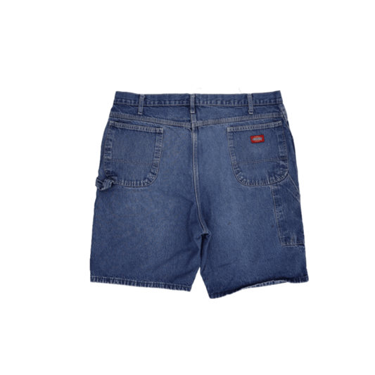 Dickies Vintage Blue Denim Work Shorts 36 Inseam 36 Waist Cotton