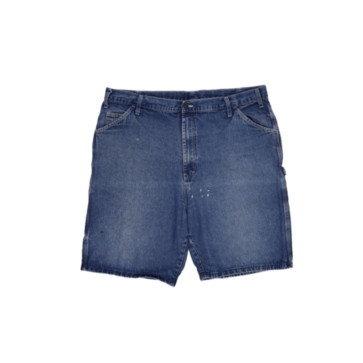 Dickies Vintage Blue Denim Work Shorts 36 Inseam 36 Waist Cotton