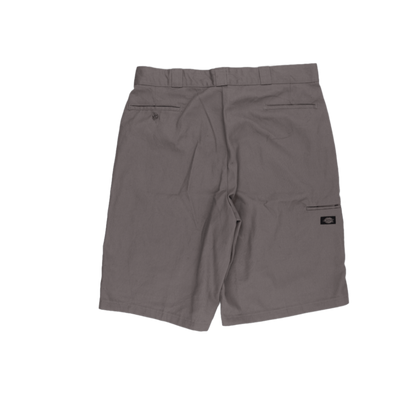 Dickies Loose Fit Grey Shorts 40 Waist 28 Inseam 65 Polyester 35 Cotton Casual Mens