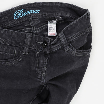 Next Girls Black Bootcut Jeans Size 8R 29 in Inseam Cotton Blend