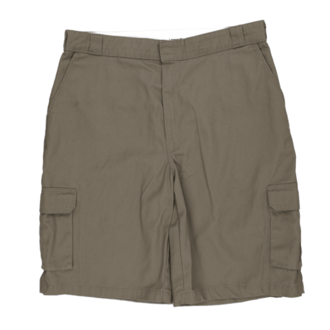 Dickies Cargo Shorts Khaki Size 40 Loose Fit 65% Polyester 35% Cotton