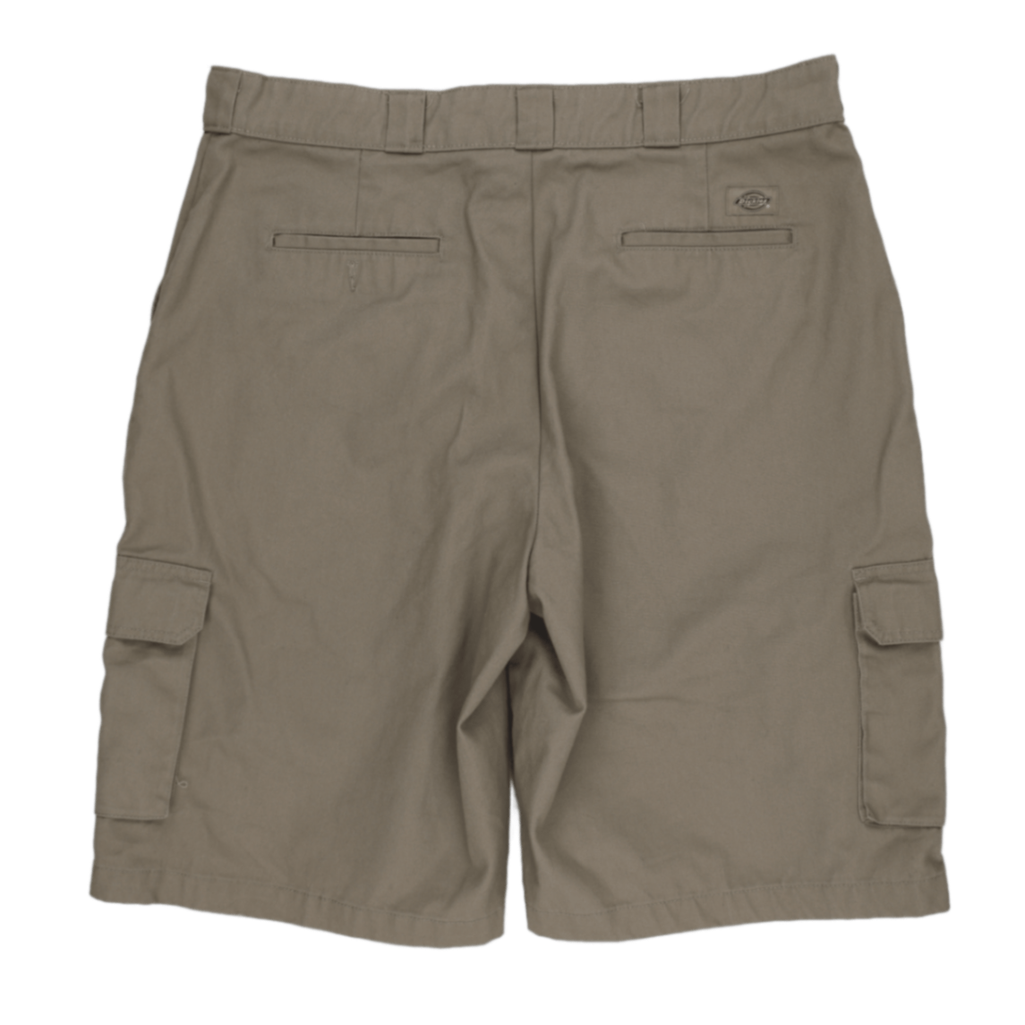 Dickies Cargo Shorts Khaki Size 40 Loose Fit 65% Polyester 35% Cotton