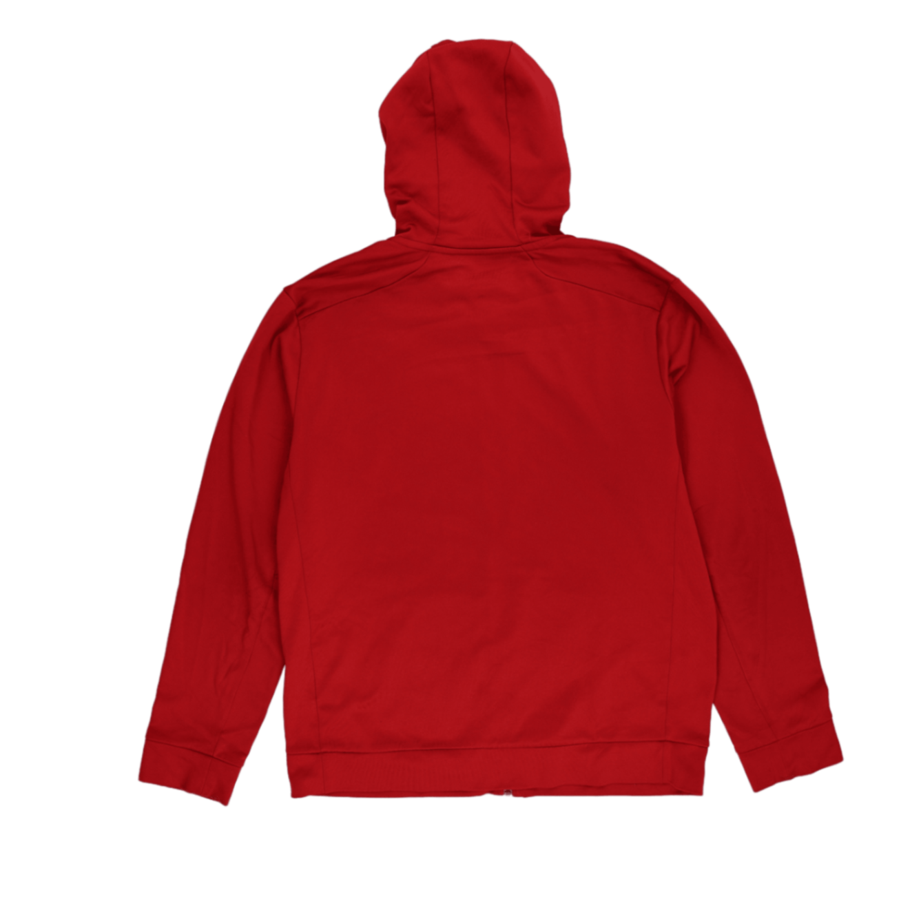 Nike Therma-Fit Red Full Zip Hoodie XL Polyester Blend Hooded