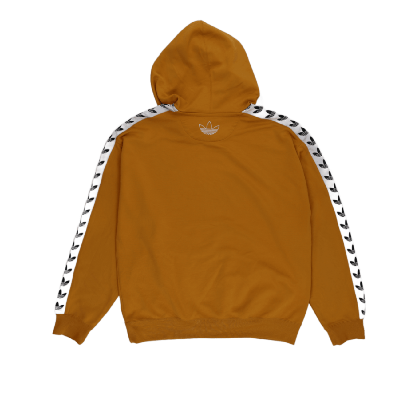 adidas Gold Mustard Hoodie Large Cotton Streetwear Hooded Sweatshirt