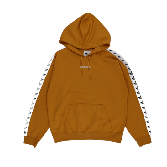 adidas Gold Mustard Hoodie Large Cotton Streetwear Hooded Sweatshirt