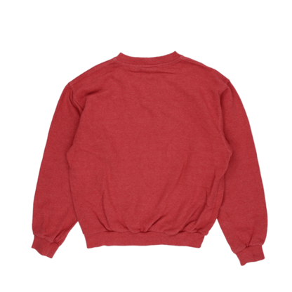 Sergio Tacchini Classic Sport Lab Red Crew Neck Sweatshirt Medium Cotton Blend Vintage Mens