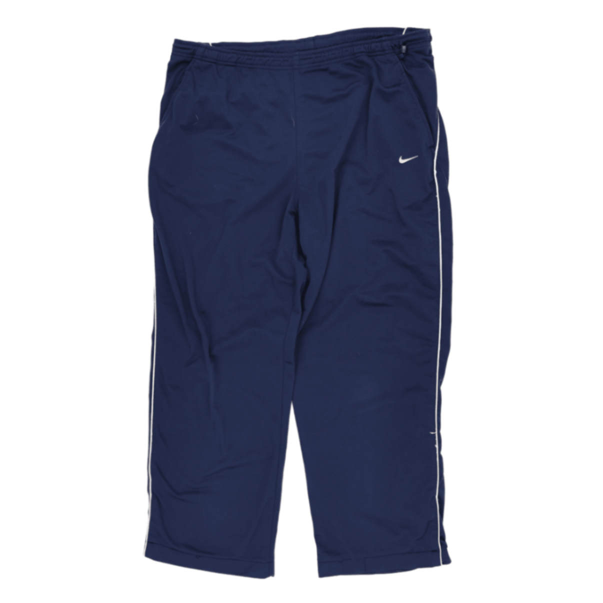Nike Track Trousers Navy Blue XL Polyester for Men