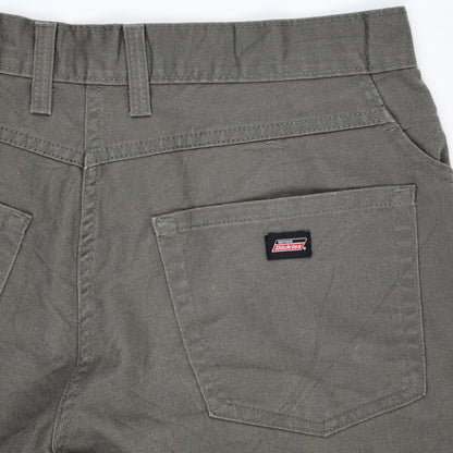 Dickies Olive Green Cotton Canvas Workwear Shorts Size 34 Men's