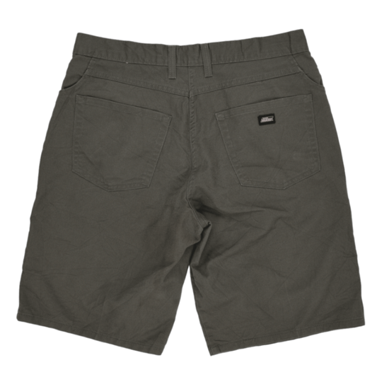Dickies Olive Green Cotton Canvas Workwear Shorts Size 34 Men's