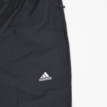 Adidas Black Men's Sports Trousers Size Large 41 Waist 78 Inseam Polyester