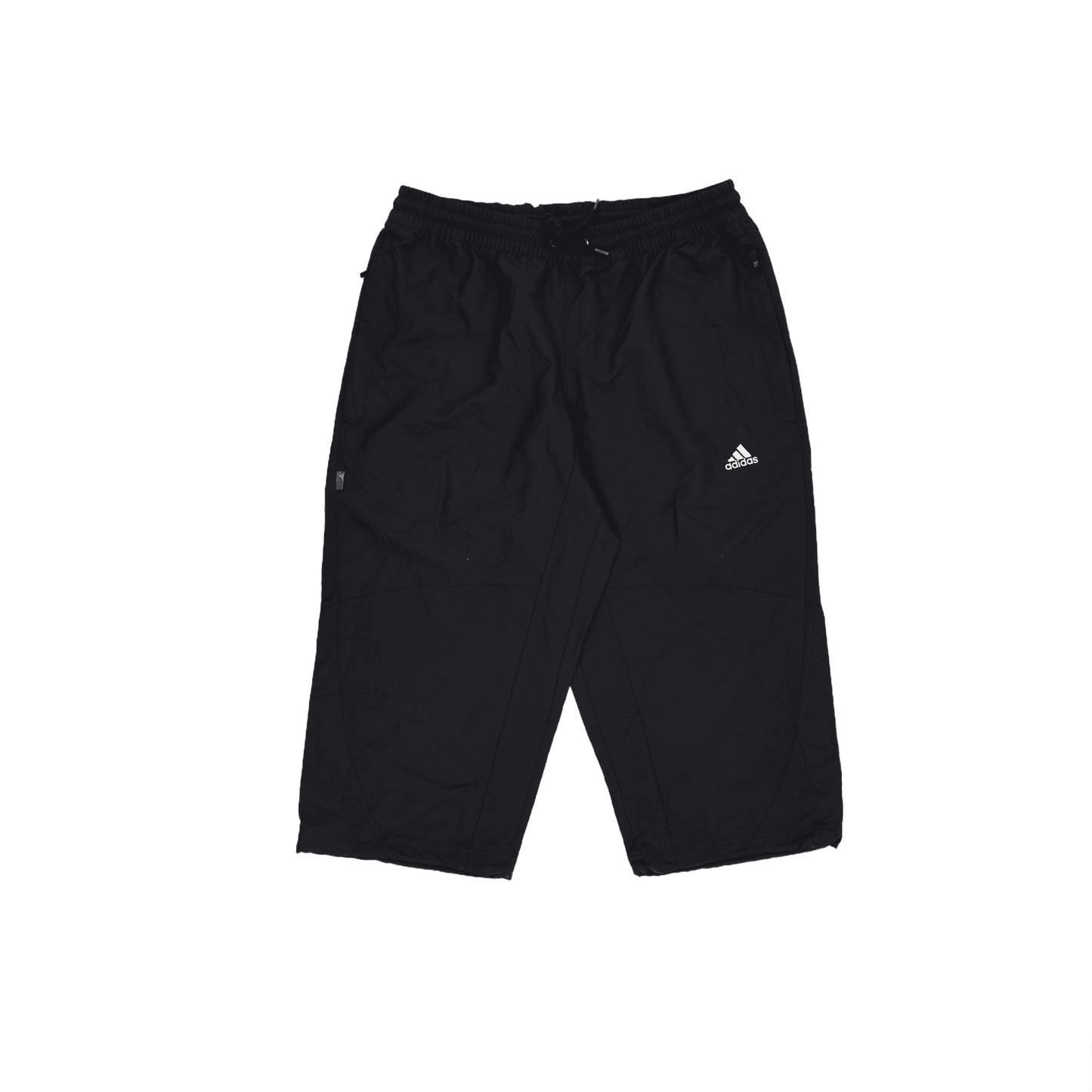 Adidas Black Men's Sports Trousers Size Large 41 Waist 78 Inseam Polyester