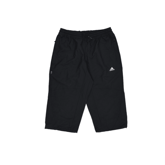 Adidas Black Men's Sports Trousers Size Large 41 Waist 78 Inseam Polyester