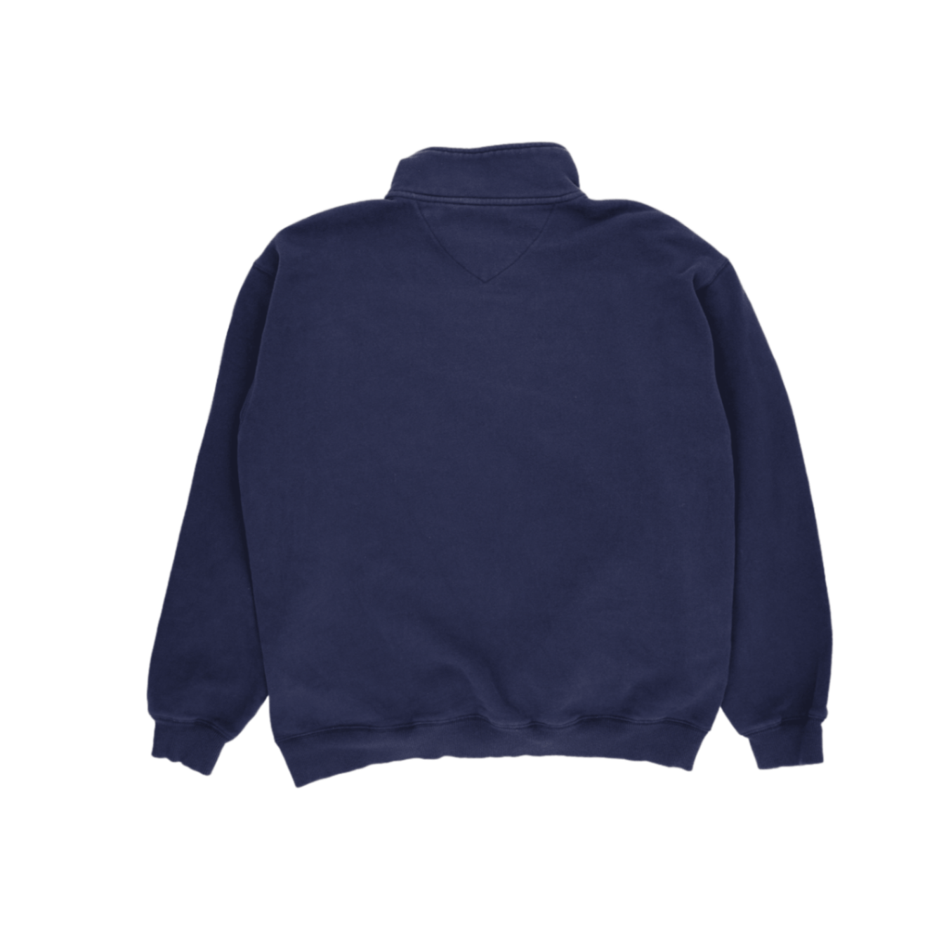 Fila Vintage Navy Blue Quarter Zip Fleece Sweatshirt XXL