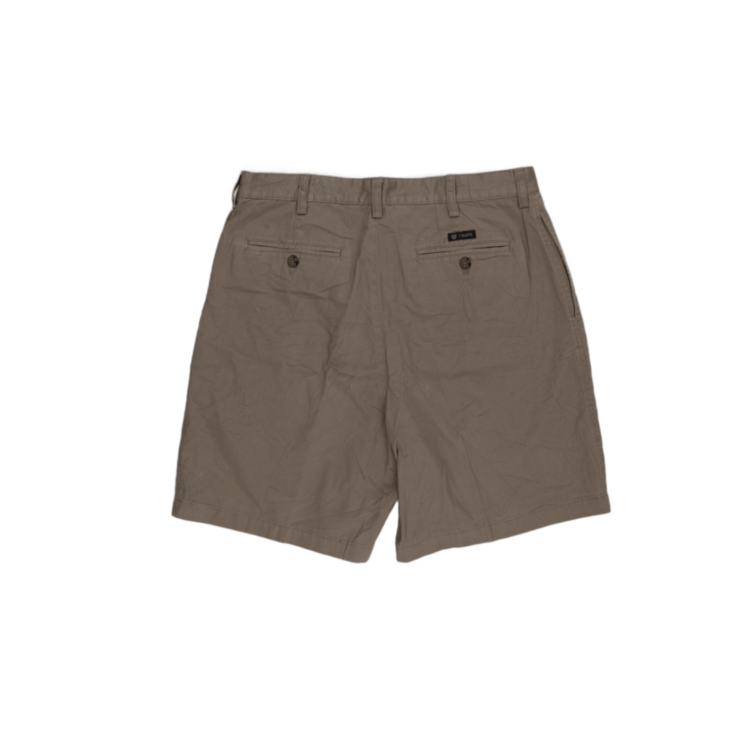 Chaps Beige Cotton Chino Shorts Size 34 Mens 9 Inch Inseam