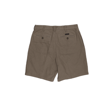 Chaps Beige Cotton Chino Shorts Size 34 Mens 9 Inch Inseam