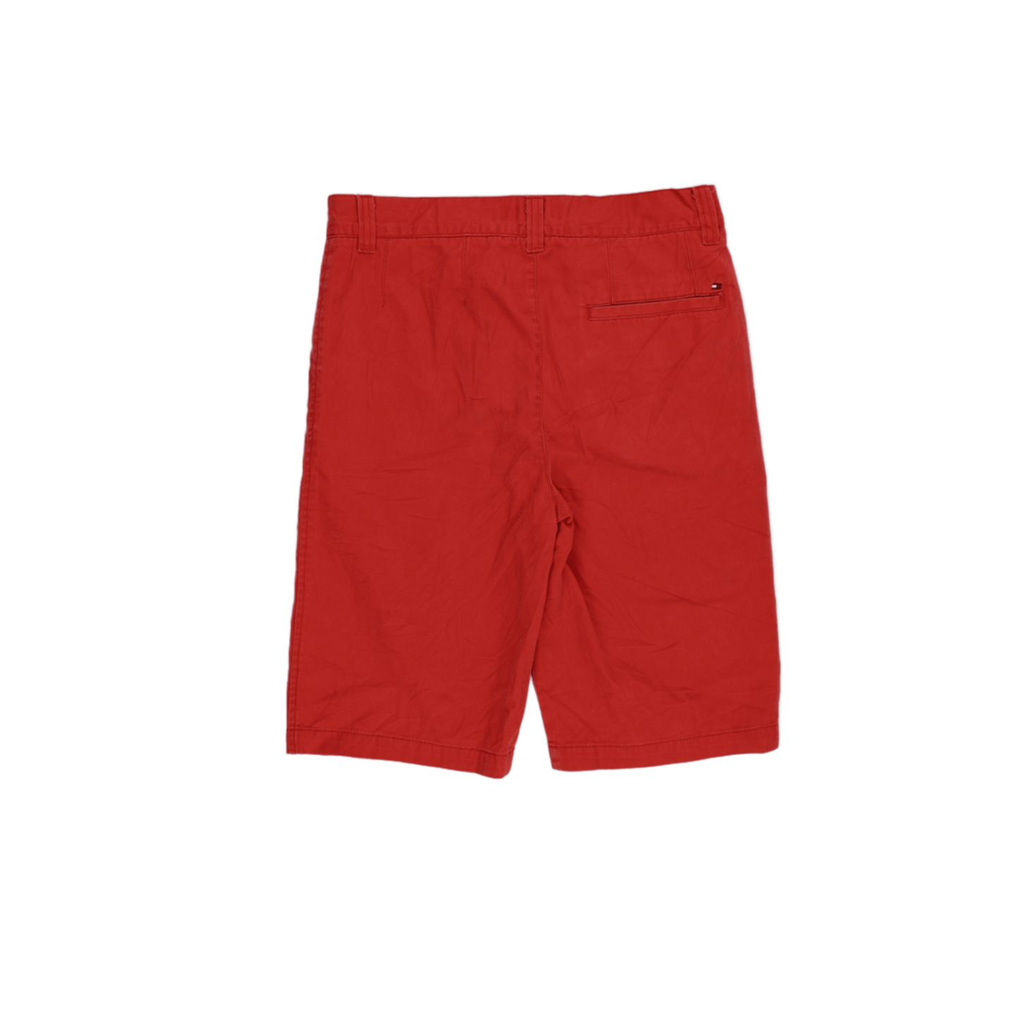 Tommy Hilfiger Boys Red Cotton Chino Shorts Size 20