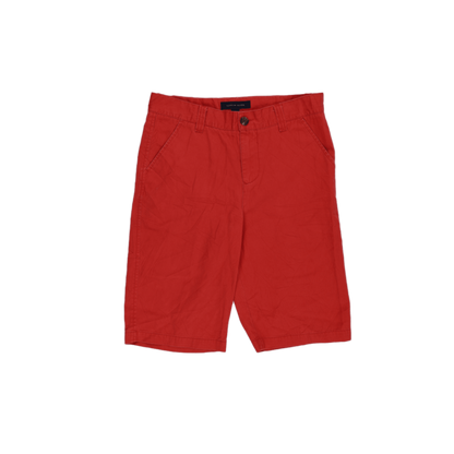 Tommy Hilfiger Boys Red Cotton Chino Shorts Size 20