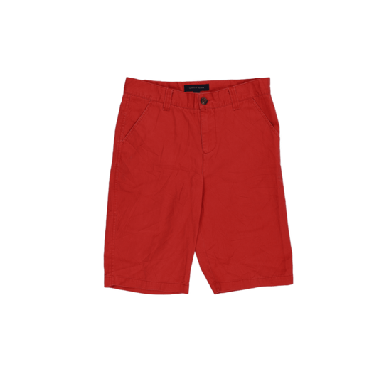 Tommy Hilfiger Boys Red Cotton Chino Shorts Size 20