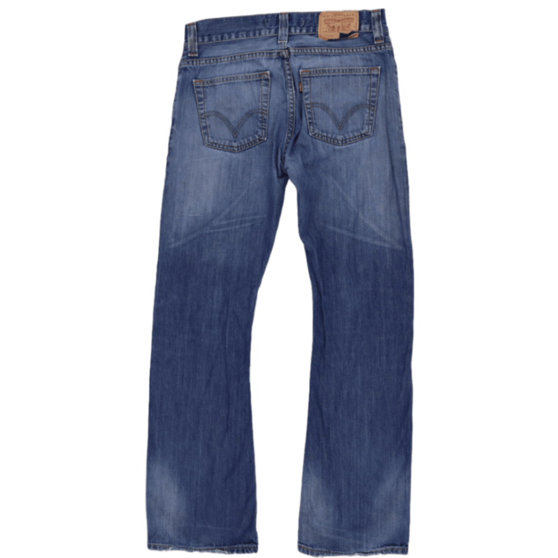 Levi's 512 Bootcut Blue Jeans 34W 32L Vintage Cotton