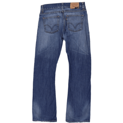 Levi's 512 Bootcut Blue Jeans 34W 32L Vintage Cotton