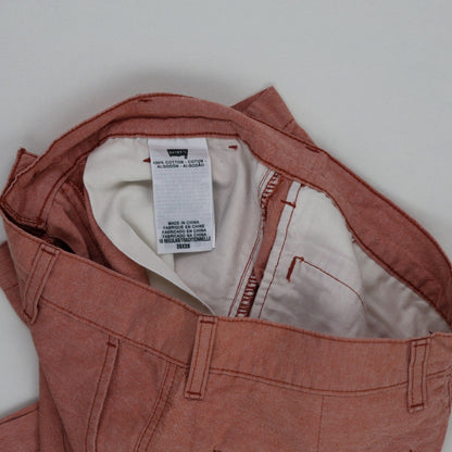 Levi's Tailored Shorts Rust Red 28x28 100% Cotton Men's Clothing