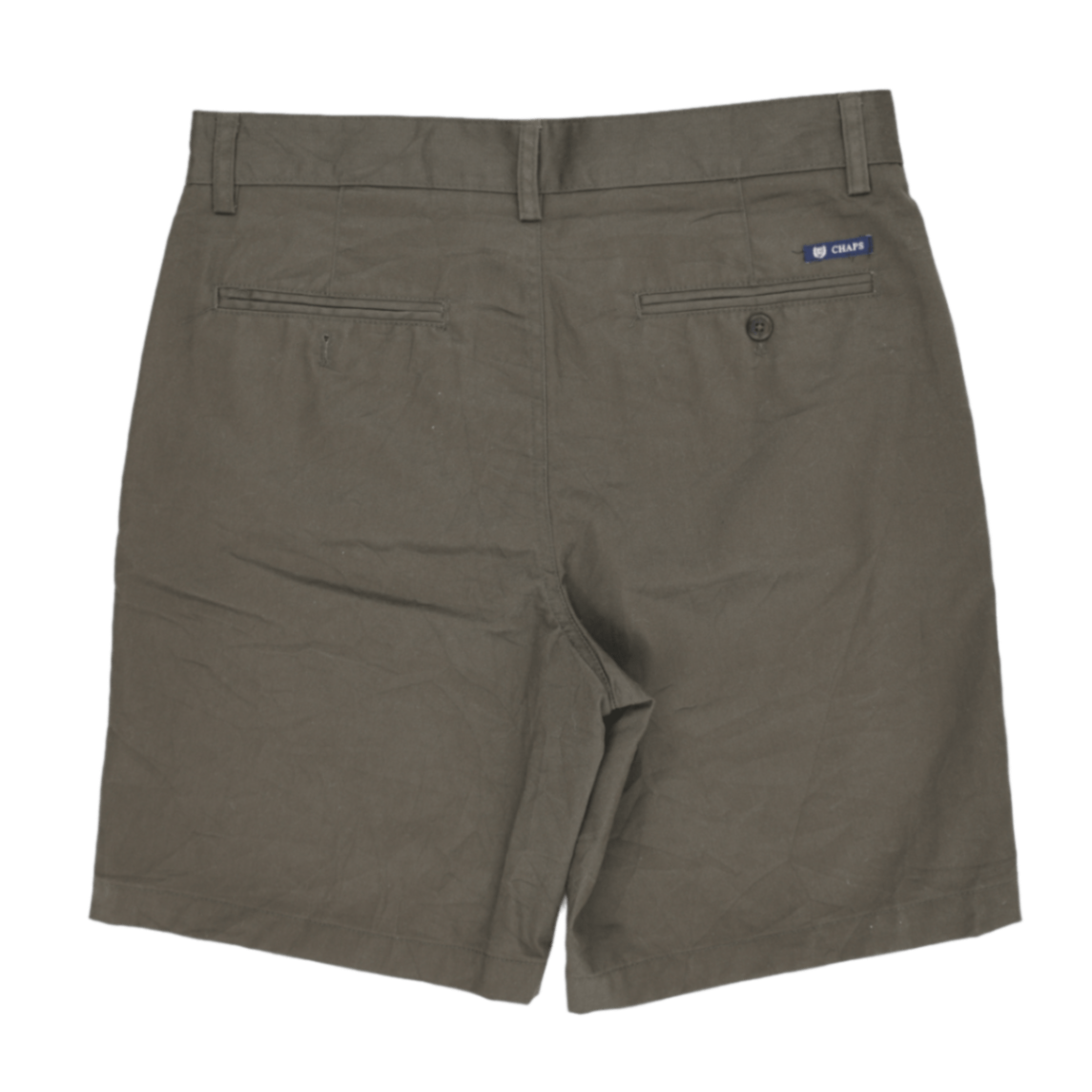 Chaps Olive Chino Shorts 32 Inseam 32 Waist Size 55 Cotton 45 Polyester