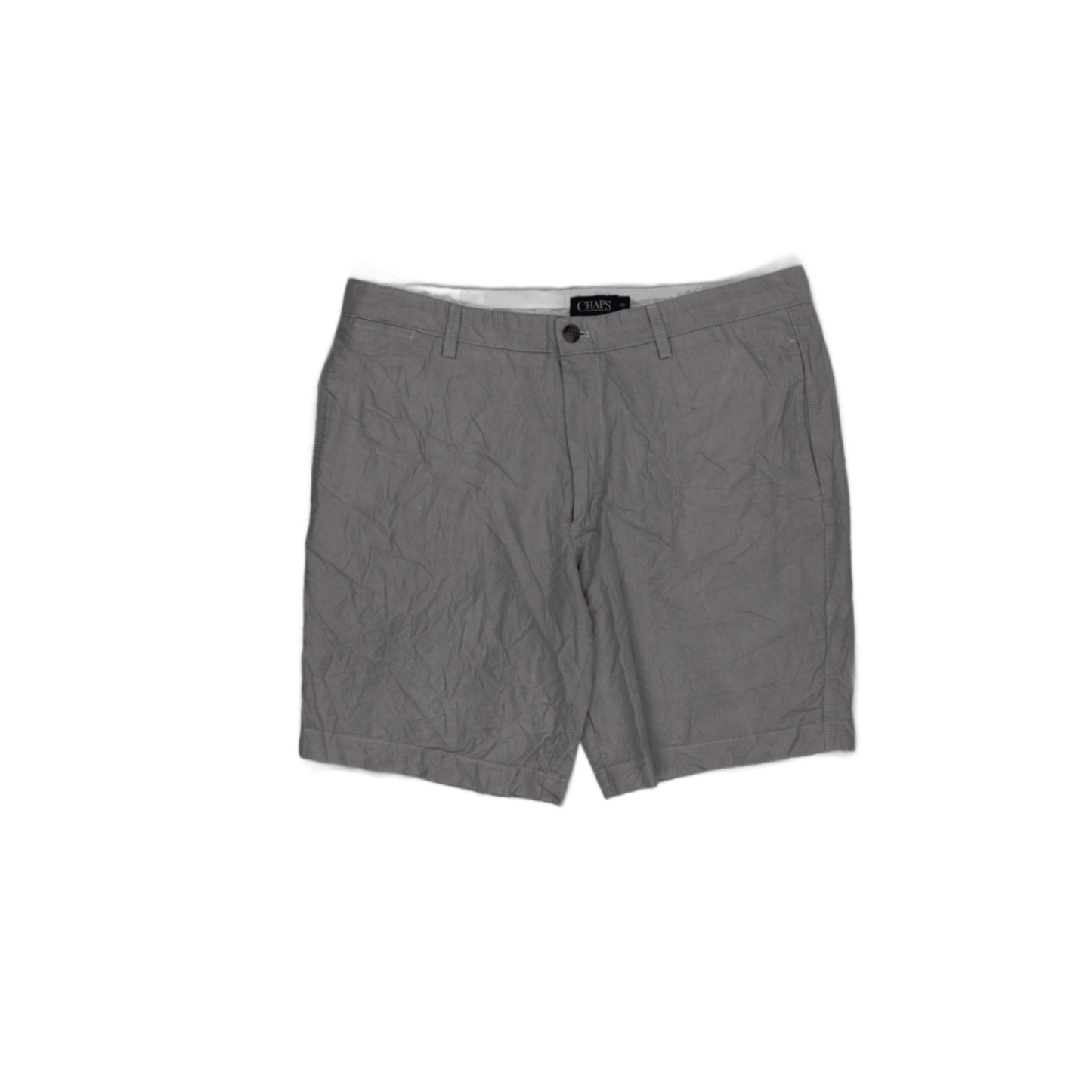 Chaps Men's Smart Casual Shorts Grey 38 Inseam 10 Cotton